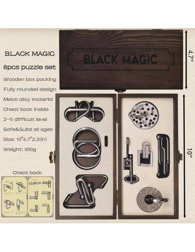 Juego de Rompecabezas 3D de Metal NORDISTRICT 8 Piezas