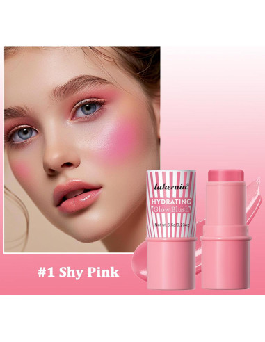 Bastón de Rubor Crema SHENZHEN NIYASI 6.5g Rosa Tímido