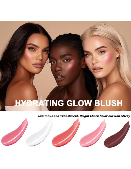 Bastón de Rubor Crema SHENZHEN NIYASI 6.5g Rosa Tímido