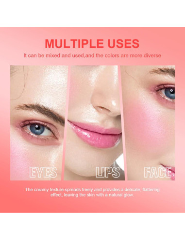 Bastón de Rubor Crema SHENZHEN NIYASI 6.5g Rosa Tímido