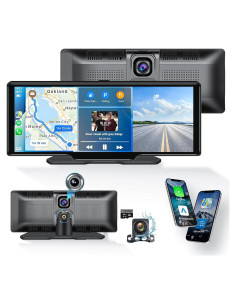 Pantalla Portátil 10.26" HD 25HOURS CarPlay y Android Auto