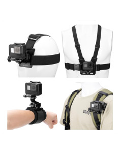 Kit de Accesorios K&F Concept para GoPro y DJI Osmo - 6 Piezas