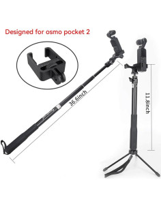 Palo de Selfie Telescópico Smatree con Trípode para GoPro y Smartphones 2