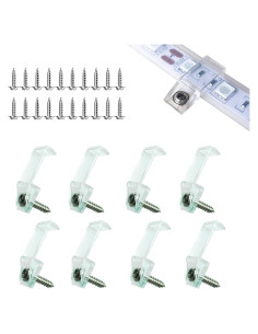 100 Clips de Montaje para Tiras LED IP67 ATB-WL00410 10-12mm