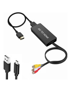 Convertidor RCA a HDMI BD&M 1080P para TV y Consolas