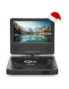 Reproductor DVD portátil PJGCWB 9.5" pantalla giratoria 7.5"