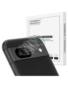 Protector de Lente de Cámara Orzero para Google Pixel 8a 3 Pzas