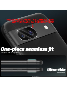 Protector de Lente de Cámara Orzero para Google Pixel 8a 3 Pzas 2