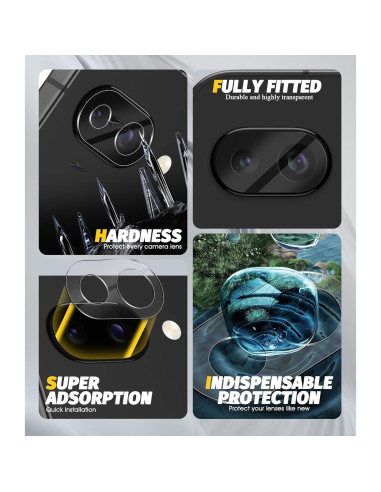 Protector de Lente de Cámara Orzero para Google Pixel 9a - 3 Unidades