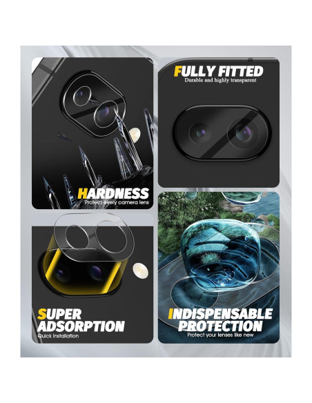 Protector de Lente de Cámara Orzero para Google Pixel 9a - 3 Unidades