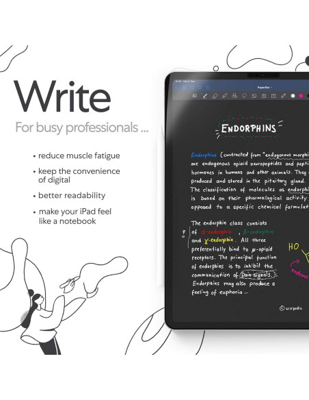 Protector de Pantalla Paperlike 2.0 para iPad 10.2" - Antirreflejo y Resistente a Rayones Protector de Pantalla Paperlike 2.0 para iPad 10.2" - Antirreflejo y Resistente a Rayones