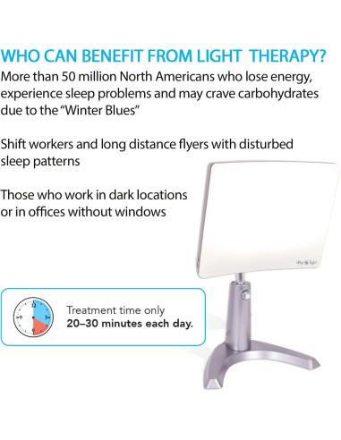 Lámpara de Terapia de Luz Carex Day-Light Classic Plus 10000 LUX