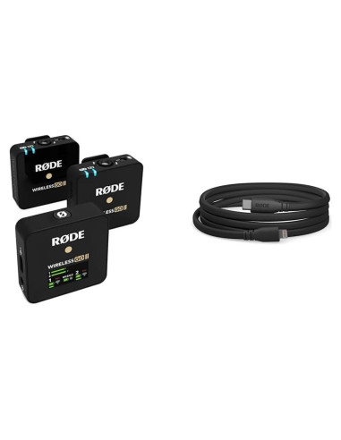 Micrófono Inalámbrico RDE Wireless GO II + Cable SC19 1.5m