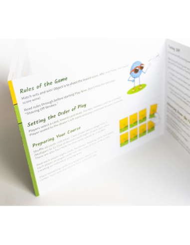 Juego de Cartas de Golf Bonfit Sport P11001 para 2-6 Jugadores