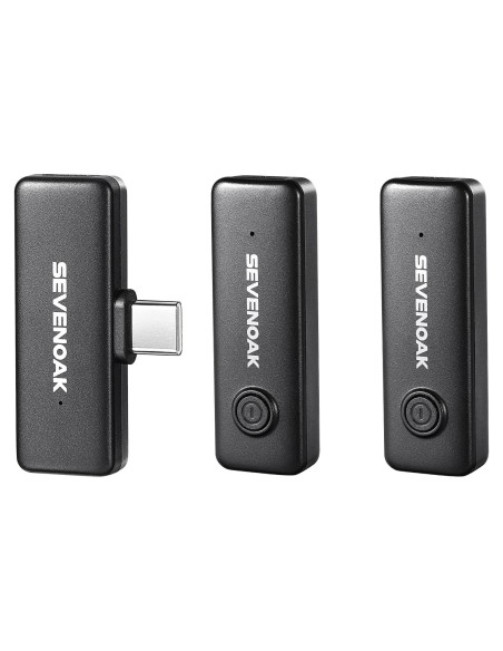 Micrófono Lavalier Inalámbrico Sevenoak SKM-W10 USB-C 10h Batería Micrófono Lavalier Inalámbrico Sevenoak SKM-W10 USB-C 10h Batería