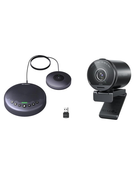Webcam 4K EMEET S800 + Altavoz Bluetooth Luna Plus