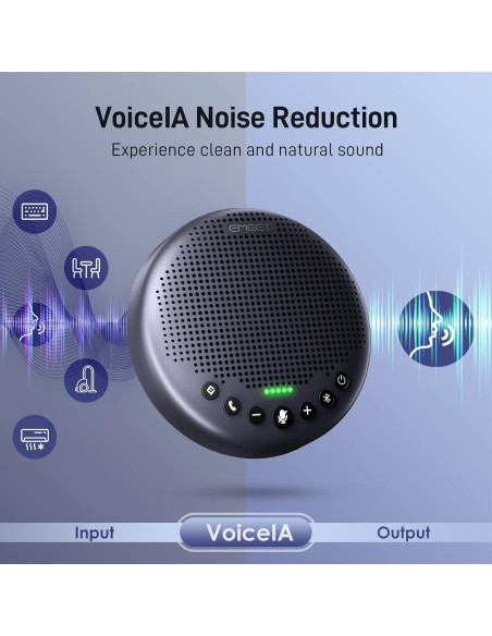 Webcam 4K EMEET S800 + Altavoz Bluetooth Luna Plus