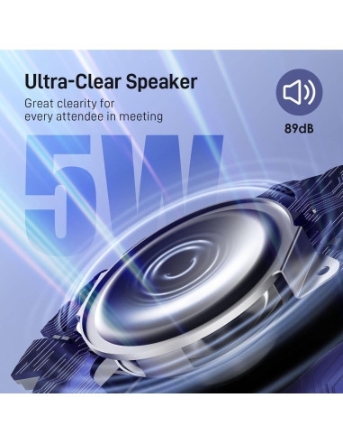 Webcam 4K EMEET S800 + Altavoz Bluetooth Luna Plus