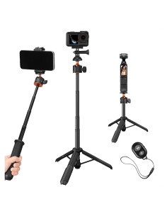 Trípode de Selfie K&F Concept 60cm con Control Remoto