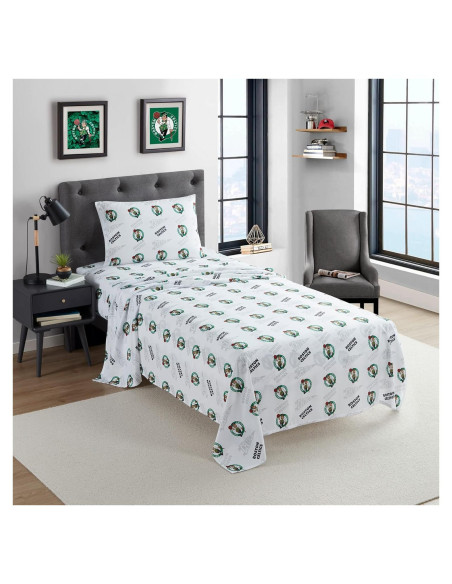 Sábanas Queen NORTHWEST Boston Celtics 3 Piezas Suaves