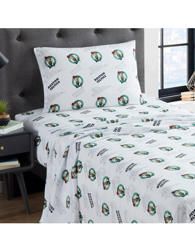 Sábanas Queen NORTHWEST Boston Celtics 3 Piezas Suaves