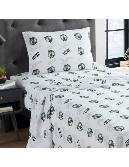 Sábanas Queen NORTHWEST Boston Celtics 3 Piezas Suaves