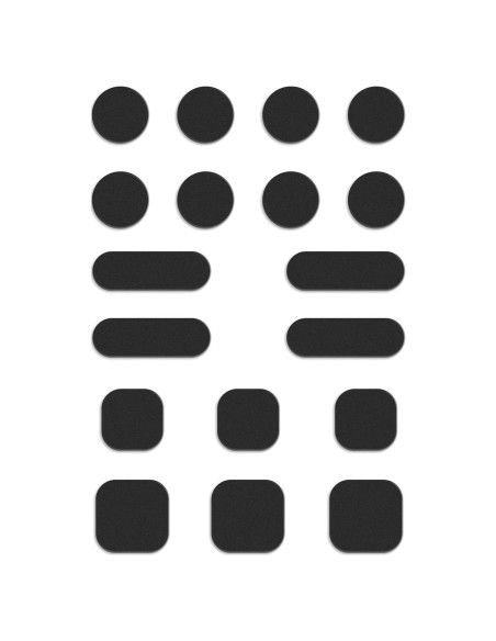 Funda Universal para Webcam JiSiTeCai - 18 Piezas Negra