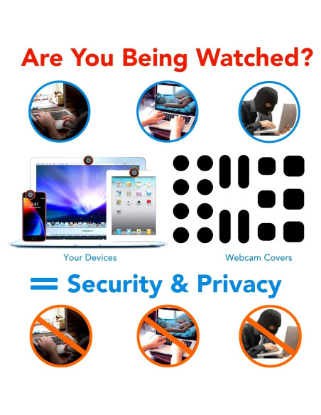 Funda Universal para Webcam JiSiTeCai - 18 Piezas Negra