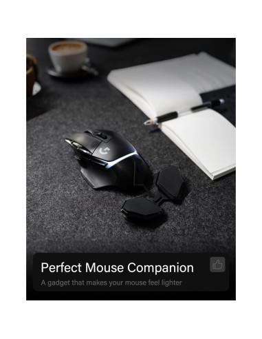 Reposamuñecas Ergonómico Stageek MC001 para Mouse Negro