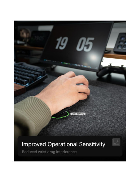 Reposamuñecas Ergonómico Stageek MC001 para Mouse Negro Reposamuñecas Ergonómico Stageek MC001 para Mouse Negro