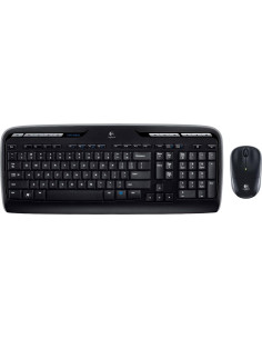 Combo Teclado y Ratón Inalámbrico Logitech con Receptor Unificador 2