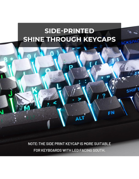 Juego de Teclas PBT Guerrero XVX para Teclados Mecánicos 134 Piezas