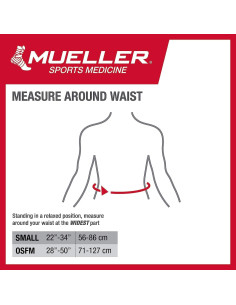 Faja Ajustable para la Espalda MUELLER - Soporte Alivio Dolor Unisex 2