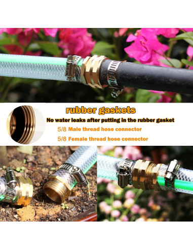 Conector de manguera de jardín YELUN 15.95mm 3 piezas