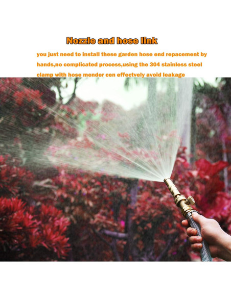 Conector de manguera de jardín YELUN 15.95mm 3 piezas