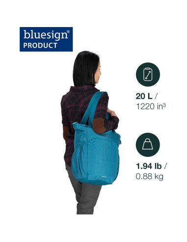 Bolsa de Cambio Poco Osprey Negra 18L Nylon Unisex