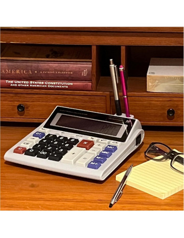 Calculadora de Escritorio Lily's Home 12 Dígitos Pantalla 12,7 cm