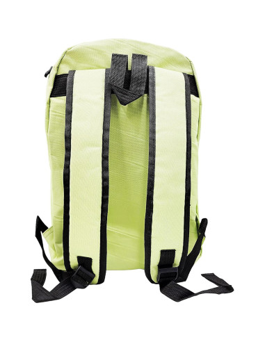 Paquete de 48 mochilas negras de 17 pulgadas con cremallera