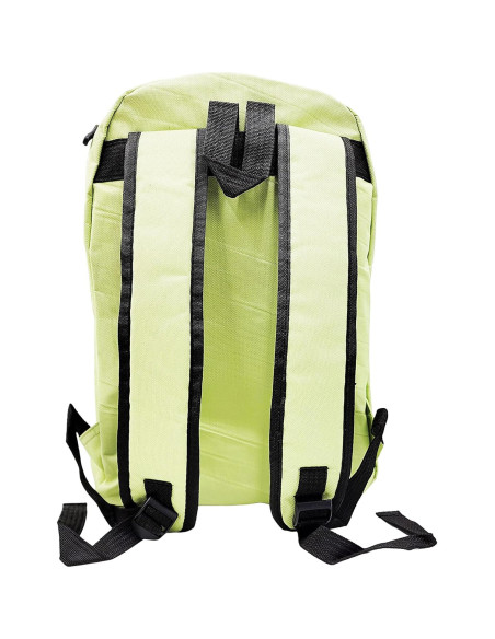 Paquete de 48 mochilas negras de 17 pulgadas con cremallera