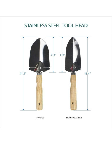 Kit de Jardinería Mobitel con Taburete y 5 Herramientas