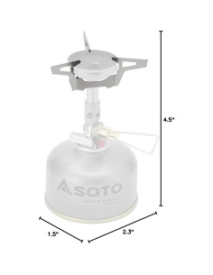Soporte de Estufa TriFlex SOTO de Acero Inoxidable Ligero 2