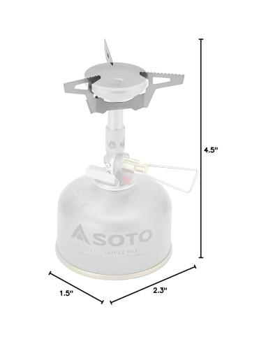 Soporte de Estufa TriFlex SOTO de Acero Inoxidable Ligero