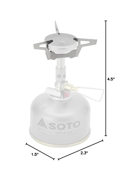 Soporte de Estufa TriFlex SOTO de Acero Inoxidable Ligero