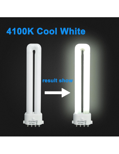 Bombilla CFL 9W 4100K 2G7 JL - Paquete de 4