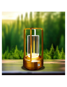 Lámpara de Mesa Recargable LAYSHINEEN 4000 mAh Dimmable