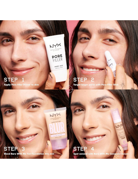 Primer Facial Rellenador de Poros NYX 27g - Vegano y Libre de Aceite