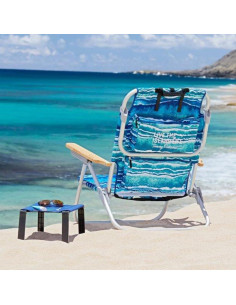 Mesa Plegable de Playa Tommy Bahama 43.94x27.94cm Azul 2