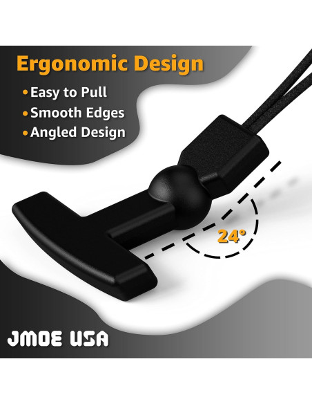 Tiradores de Cremallera Jmoe USA para Yeti y RTIC - Paquete de 2