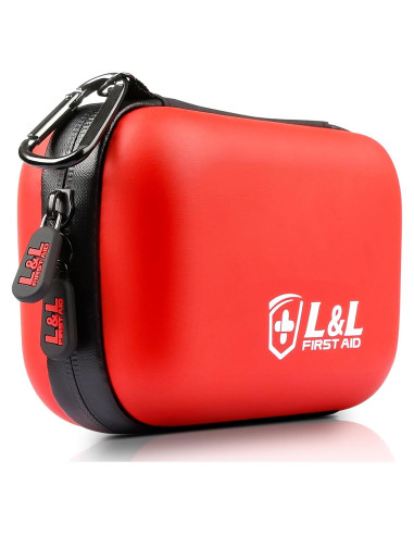 Kit de Primeros Auxilios L&L 120 Piezas Impermeable Rojo