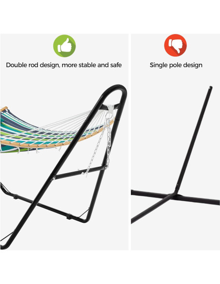 Soporte de Hamaca Universal Yaheetech de Acero Doble 215kg